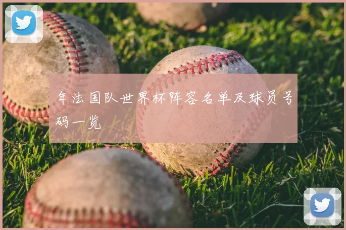 年法国队世界杯阵容名单及球员号码一览